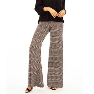 Houndstooth Flowy Pants XS